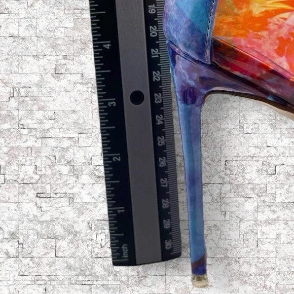 Steve Madden Vala Colorful Pointed Toe Pump Size 8 Rainbow - Picture 16 of 16